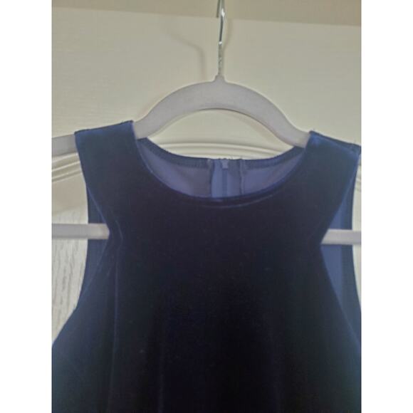 Gunne Sax (Jessica McClintock) Vintage Velvet Silver Metallic Gown Dress, Sz 3/4 - Picture 3 of 11